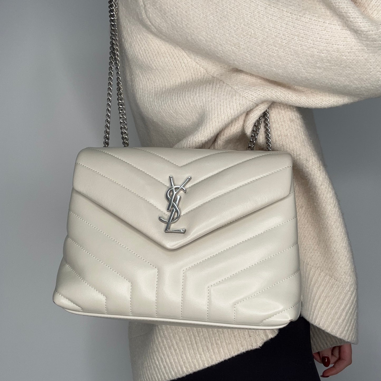 Saint Laurent LouLou Small Blanc Vintage 2021
