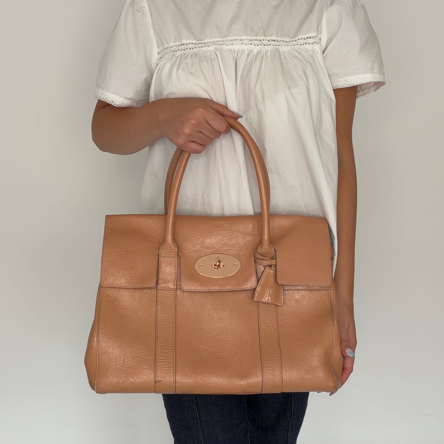 Mulberry Bayswater Patent Leather RGHW