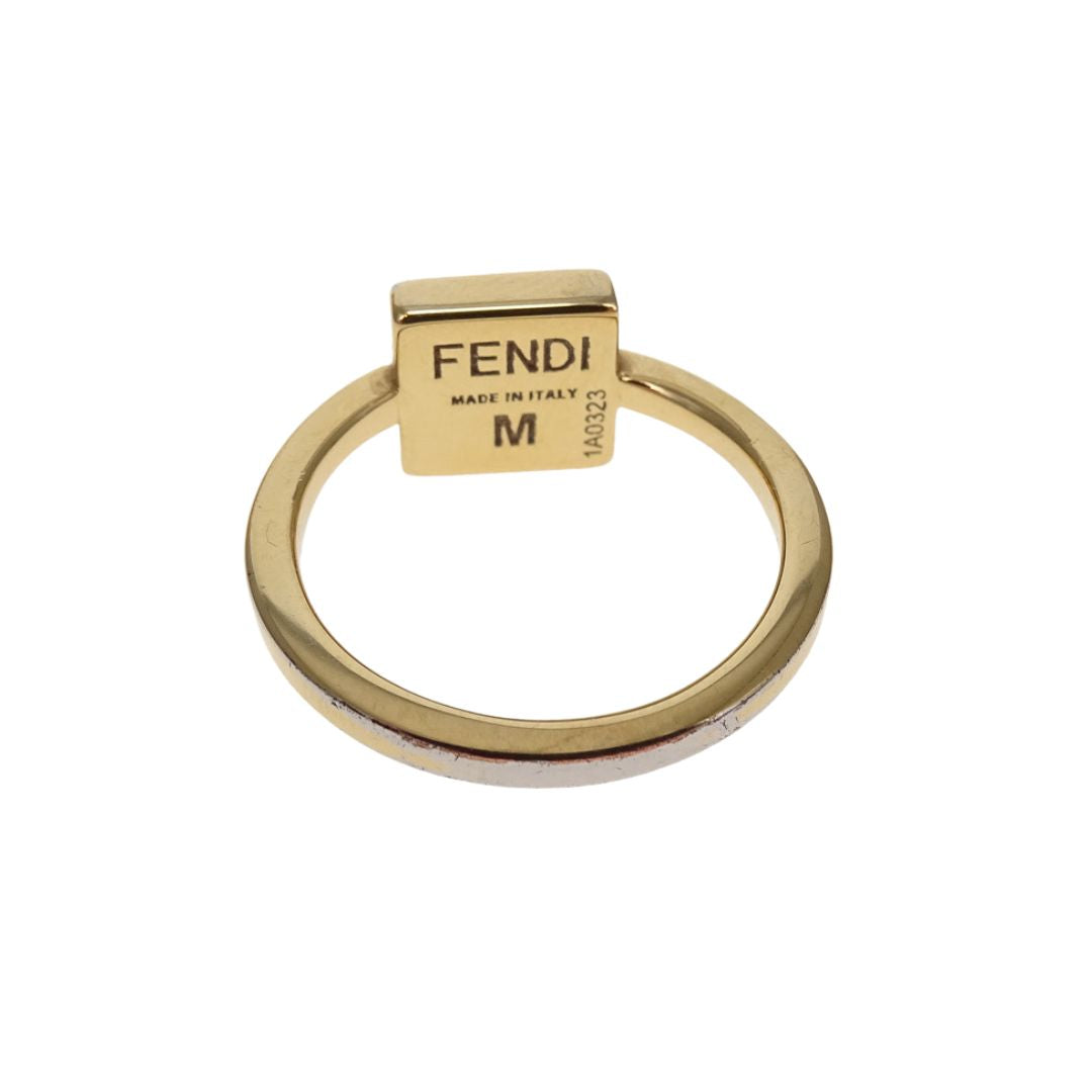 Fendi FF Ring Goldtone (M - size 54)