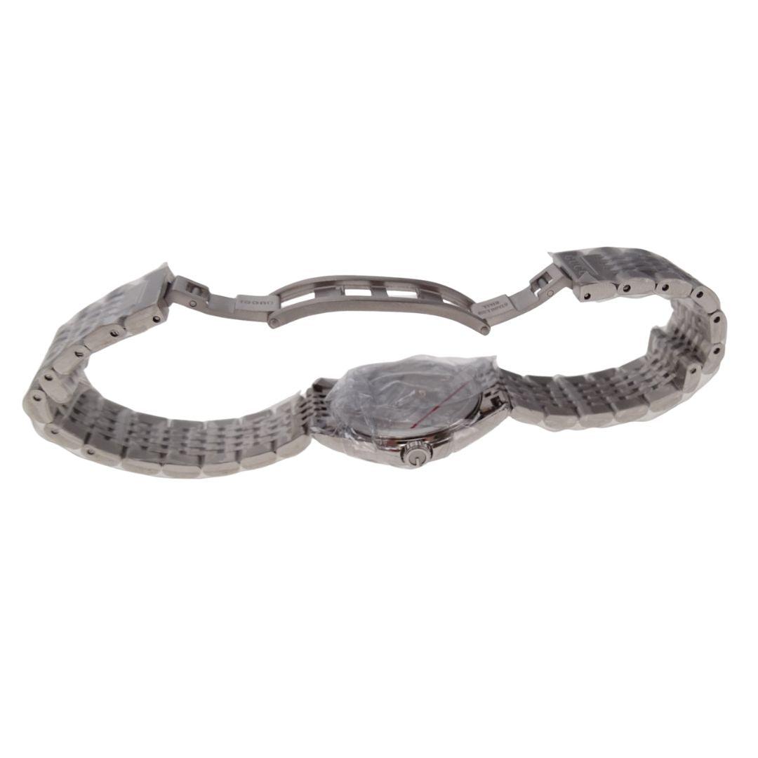 Gucci G-Timeless Steel Watch 29mm With Mother Of Pearl Dial And Strass