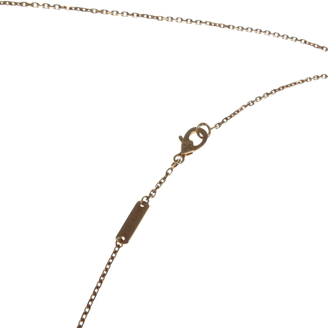 Van Cleef & Arpels Vintage Alhambra Pendant 18K Yellow Gold and Onyx