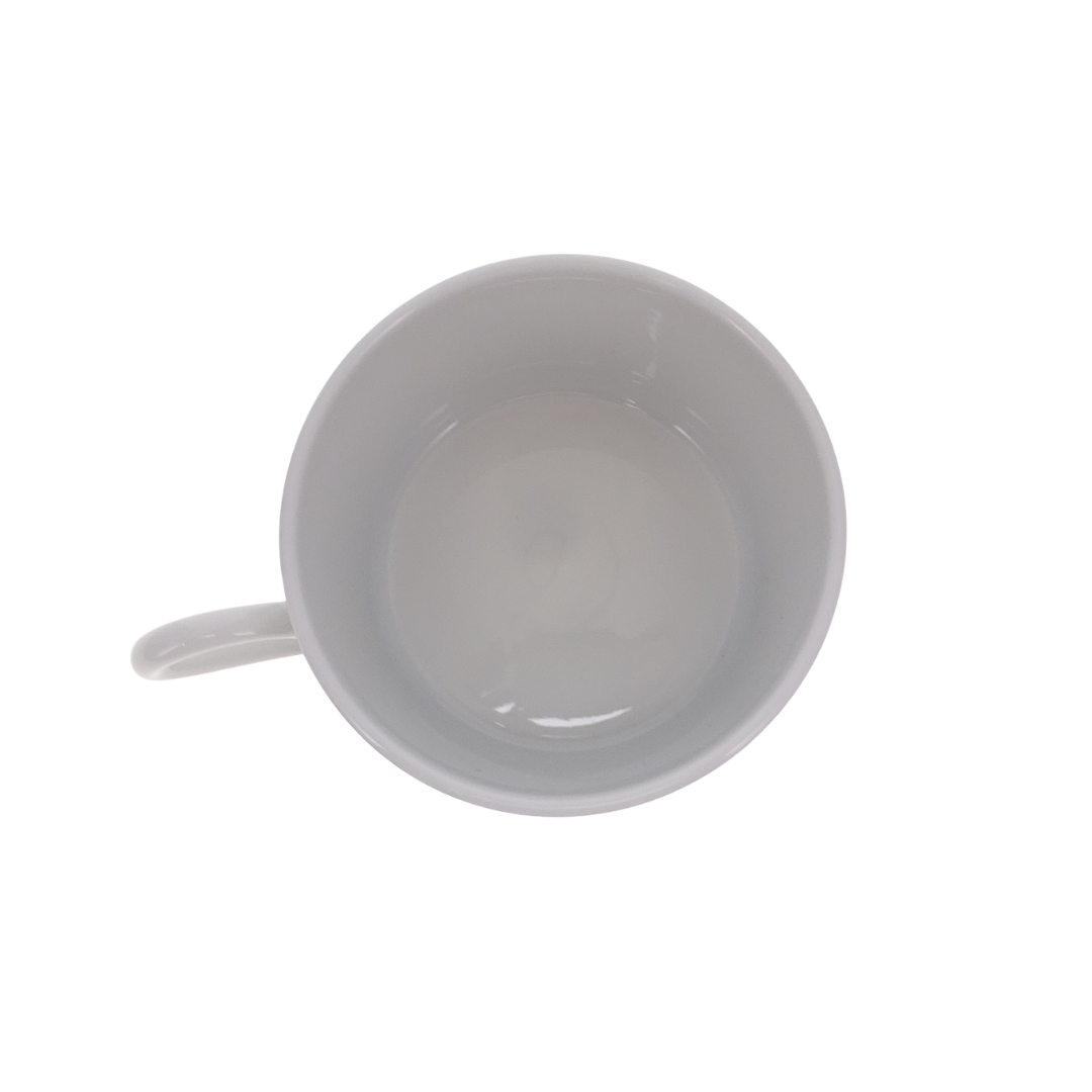 Hermes Mosaique au 24 Platinum Tea Cup and Saucer x2