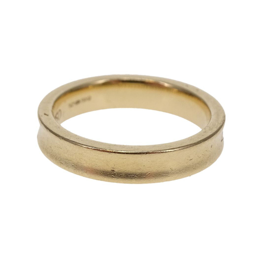 Tiffany & CO Since 1837 Band Ring 18K Yellow Gold (size 53)