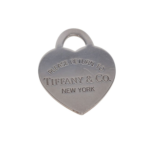 Tiffany & Co RTT Jumbo Heart Tag Charm Sterling Silver