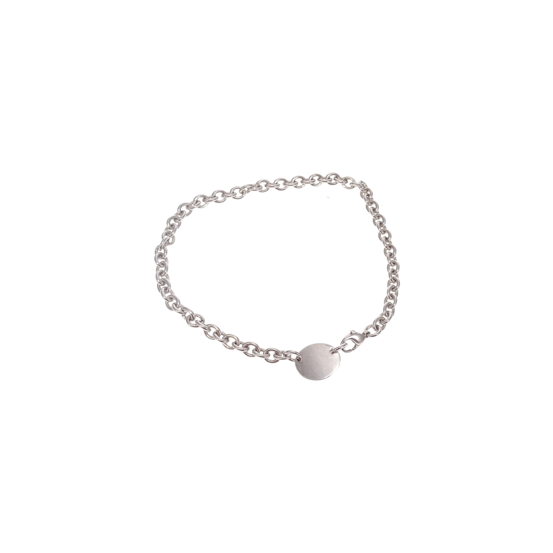 Tiffany RTT Oval Plate Choker In Sterling Silver