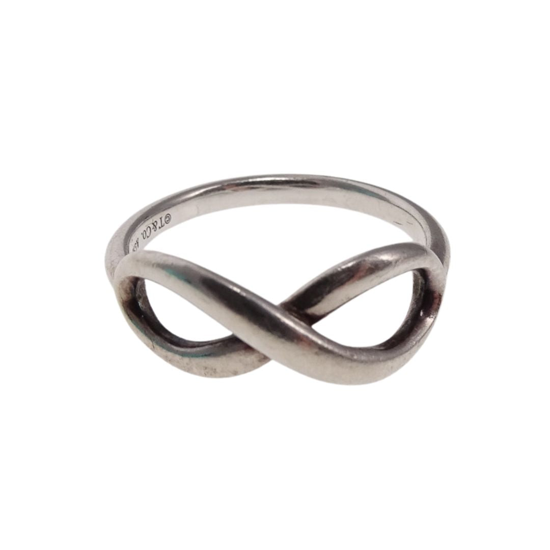 Tiffany & Co Infinity Ring Sterling Silver (size 53)