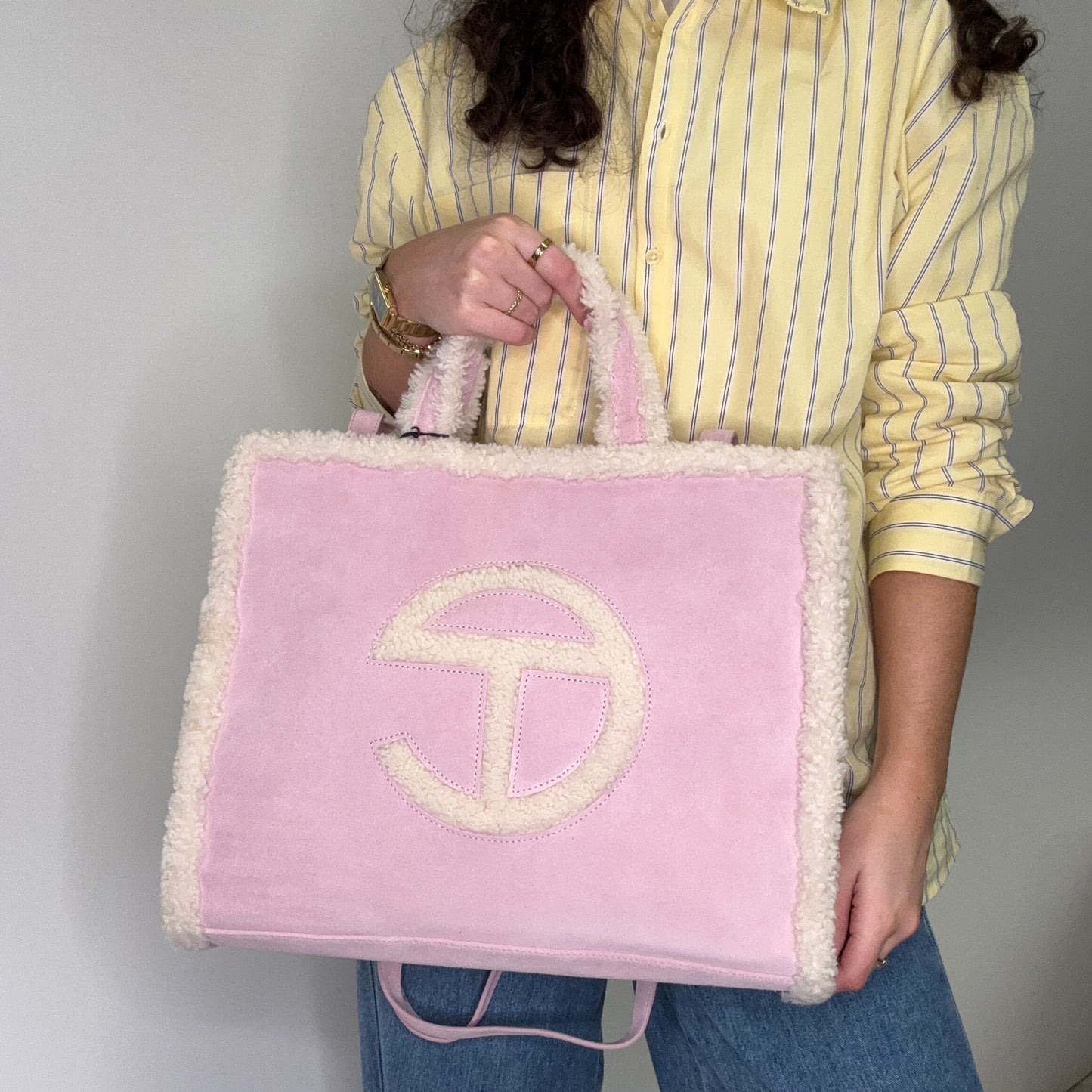 Telfar X UGG Medium Shopper Baby Pink