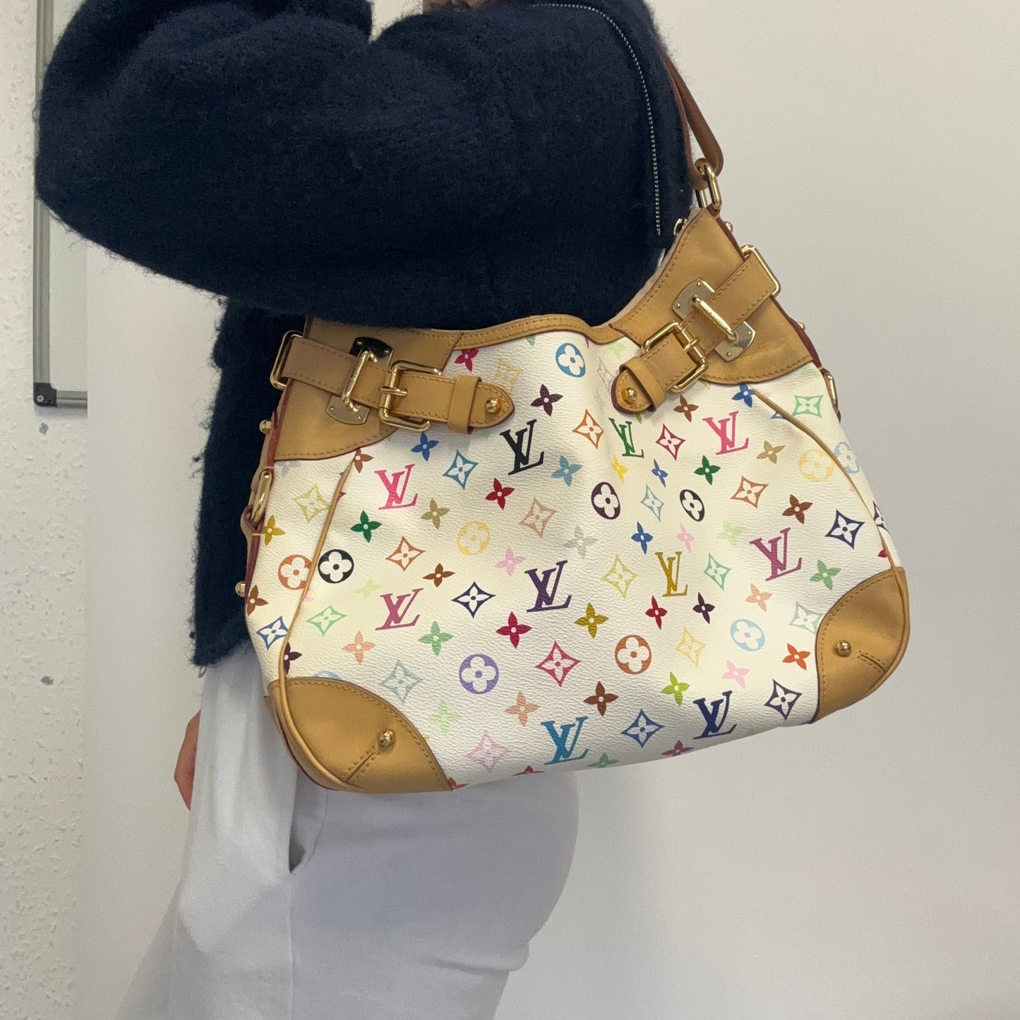 Louis Vuitton Greta Takashi Murakami Shoulder Bag