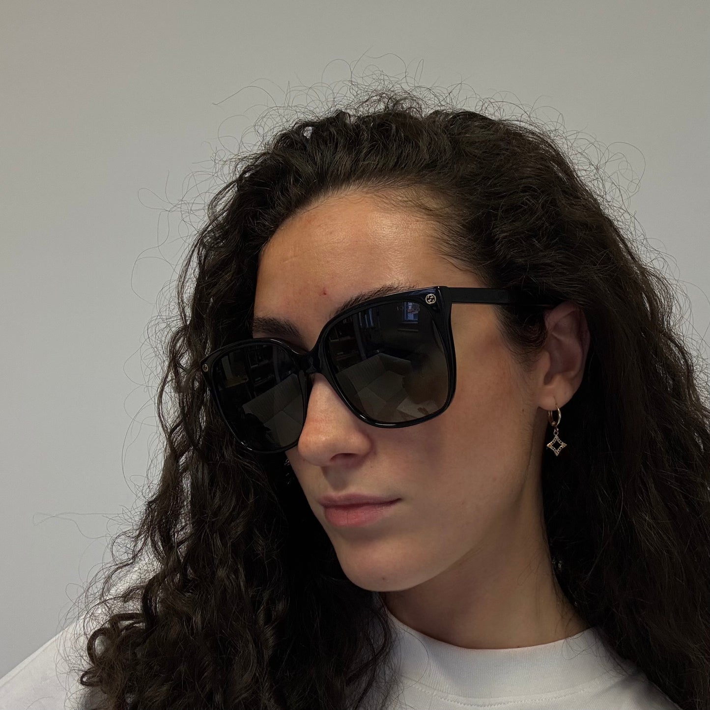 Gucci Sunglasses GG0022S Sqaure Lens Black