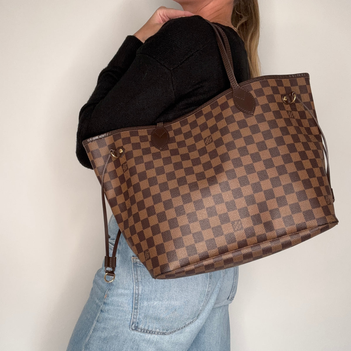 Louis Vuitton Neverfull MM Damier Ebene CA1131