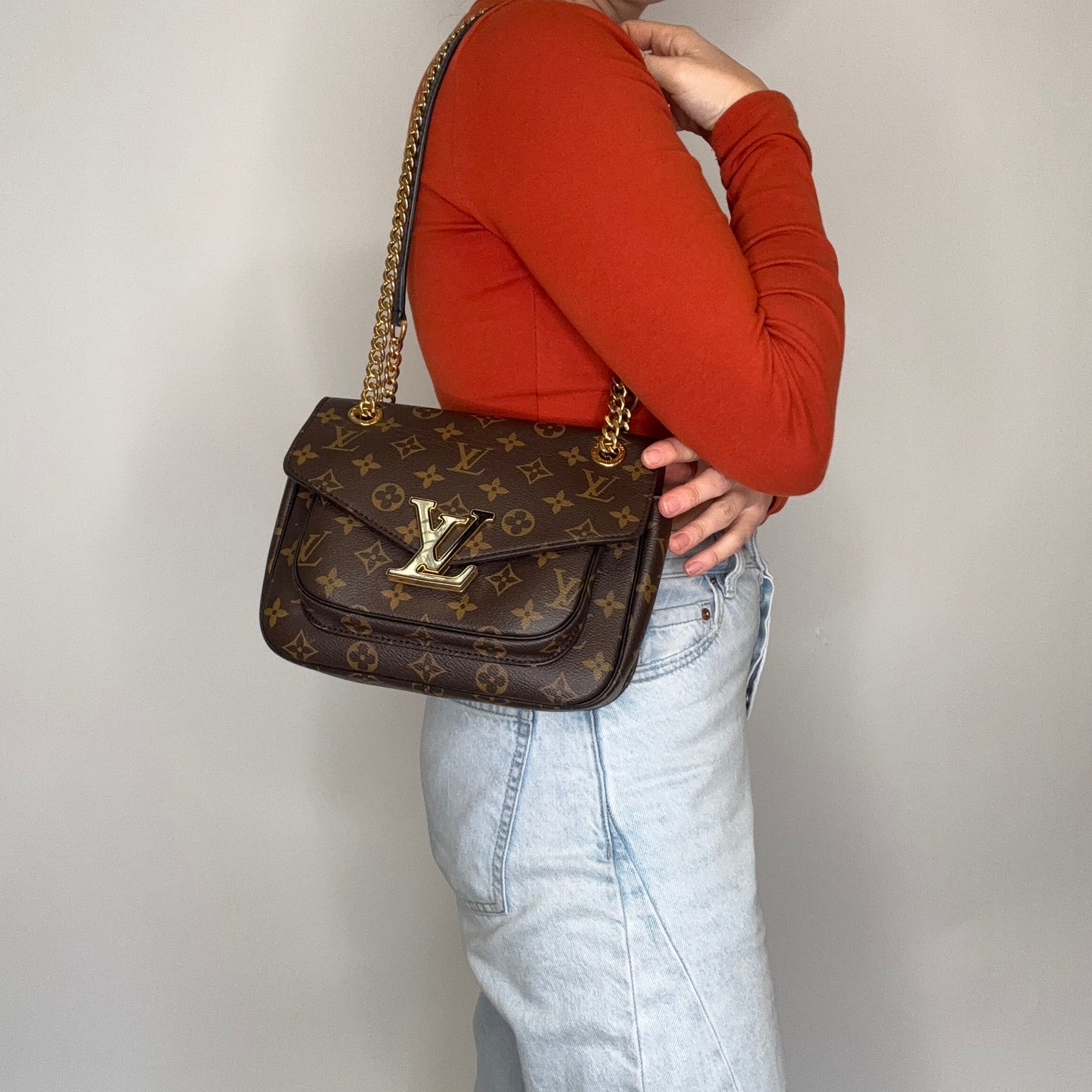 Louis Vuitton Passy Monogram Chain Bag