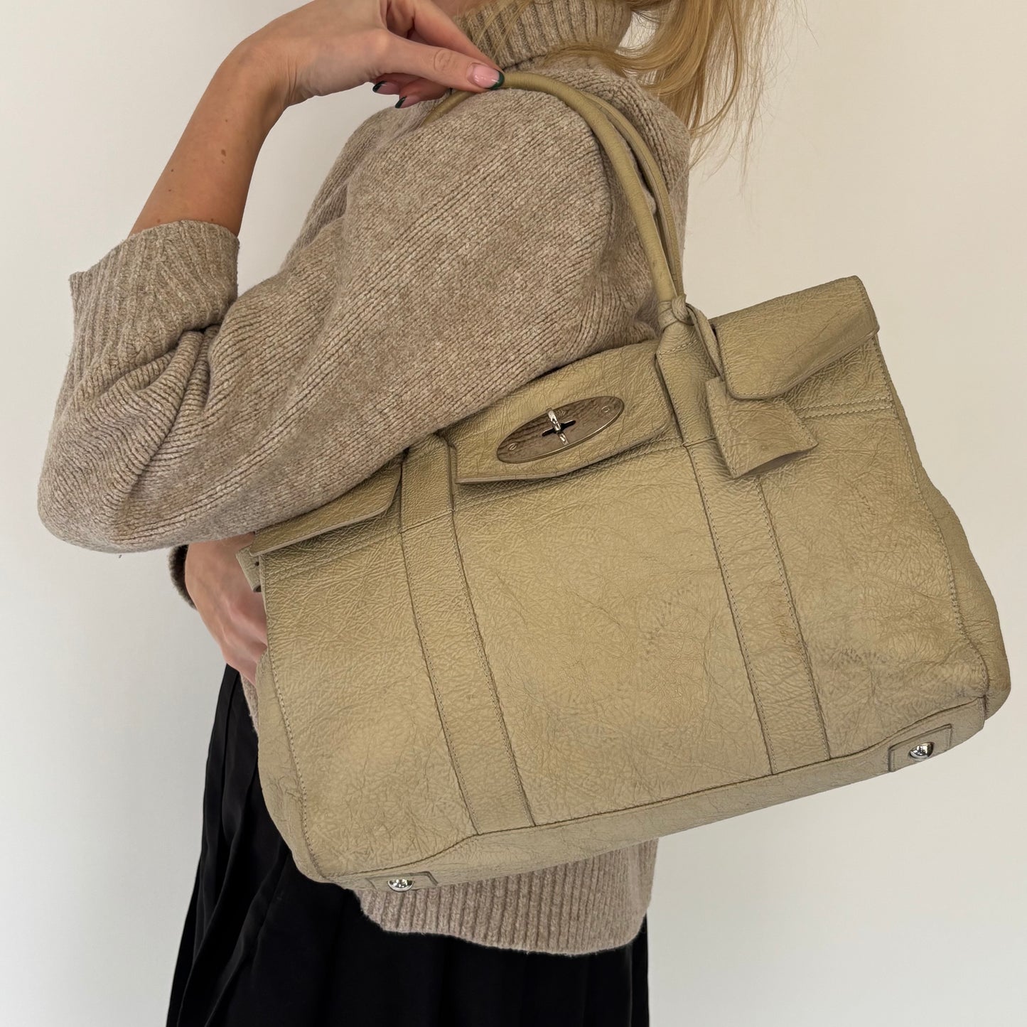 Mulberry Grainy Patent Bayswater