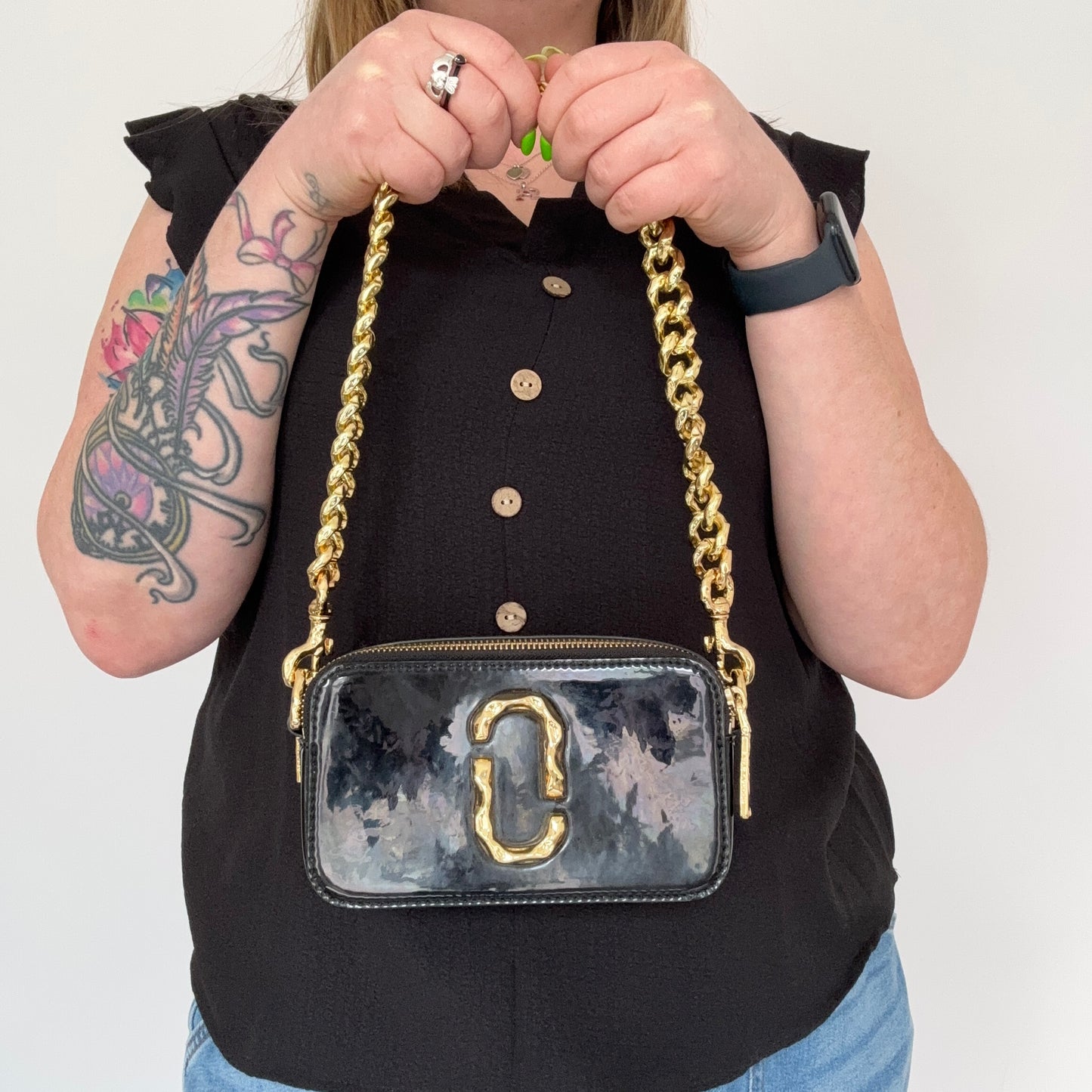 Marc Jacobs The Snapshot Specchio Black