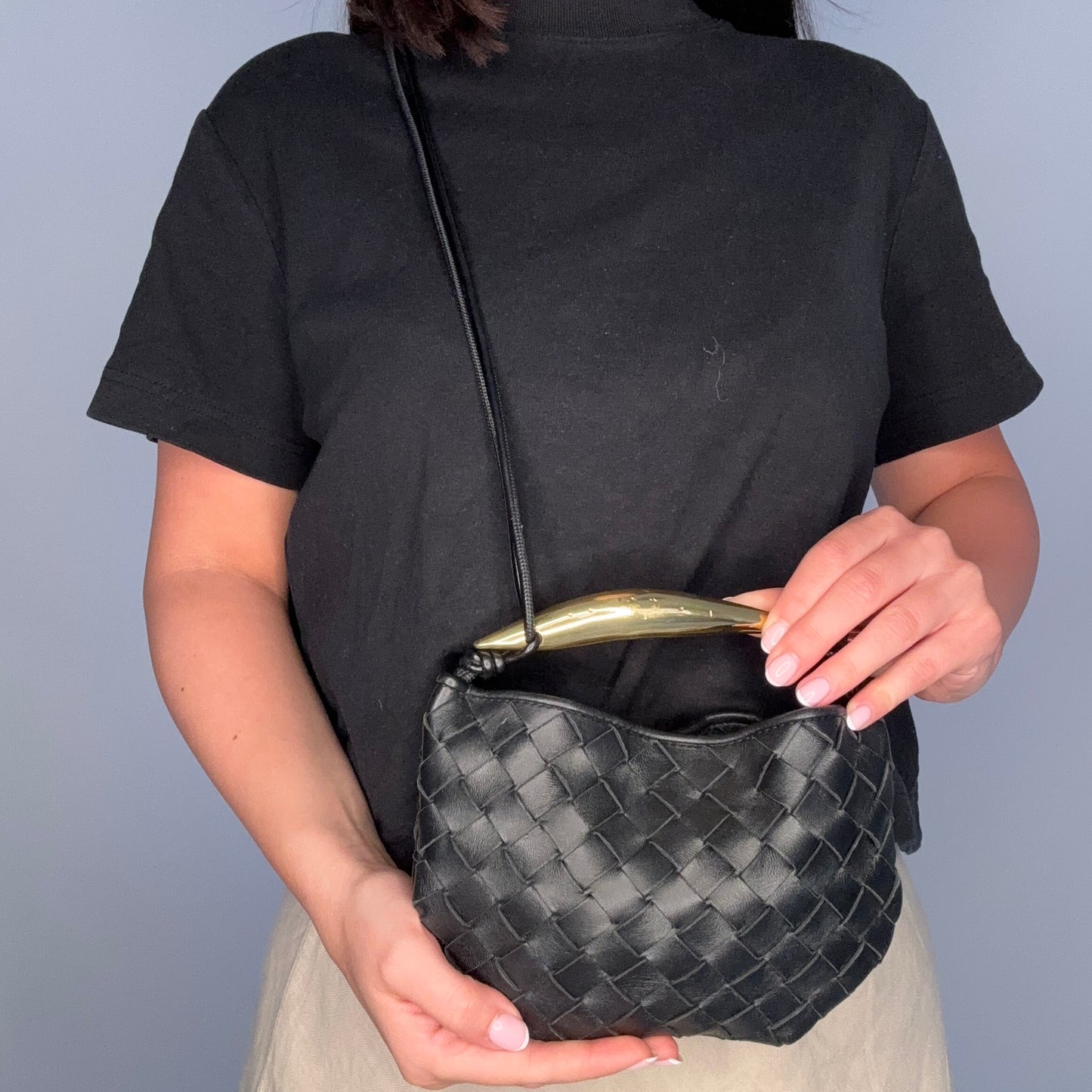 Bottega Veneta Sardine Baby Black GHW