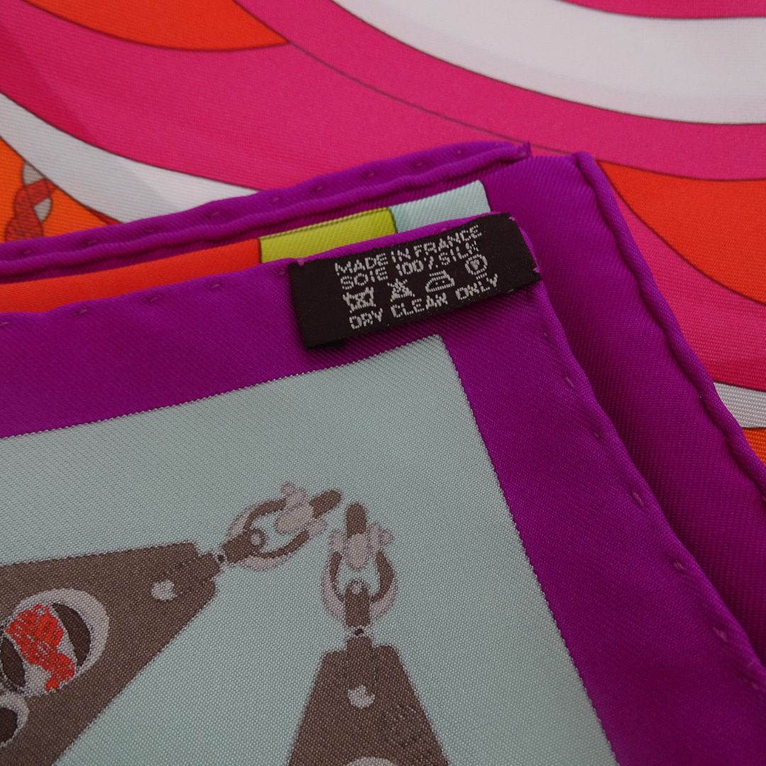 Hermes Spinnakers 90cm Silk Scarf