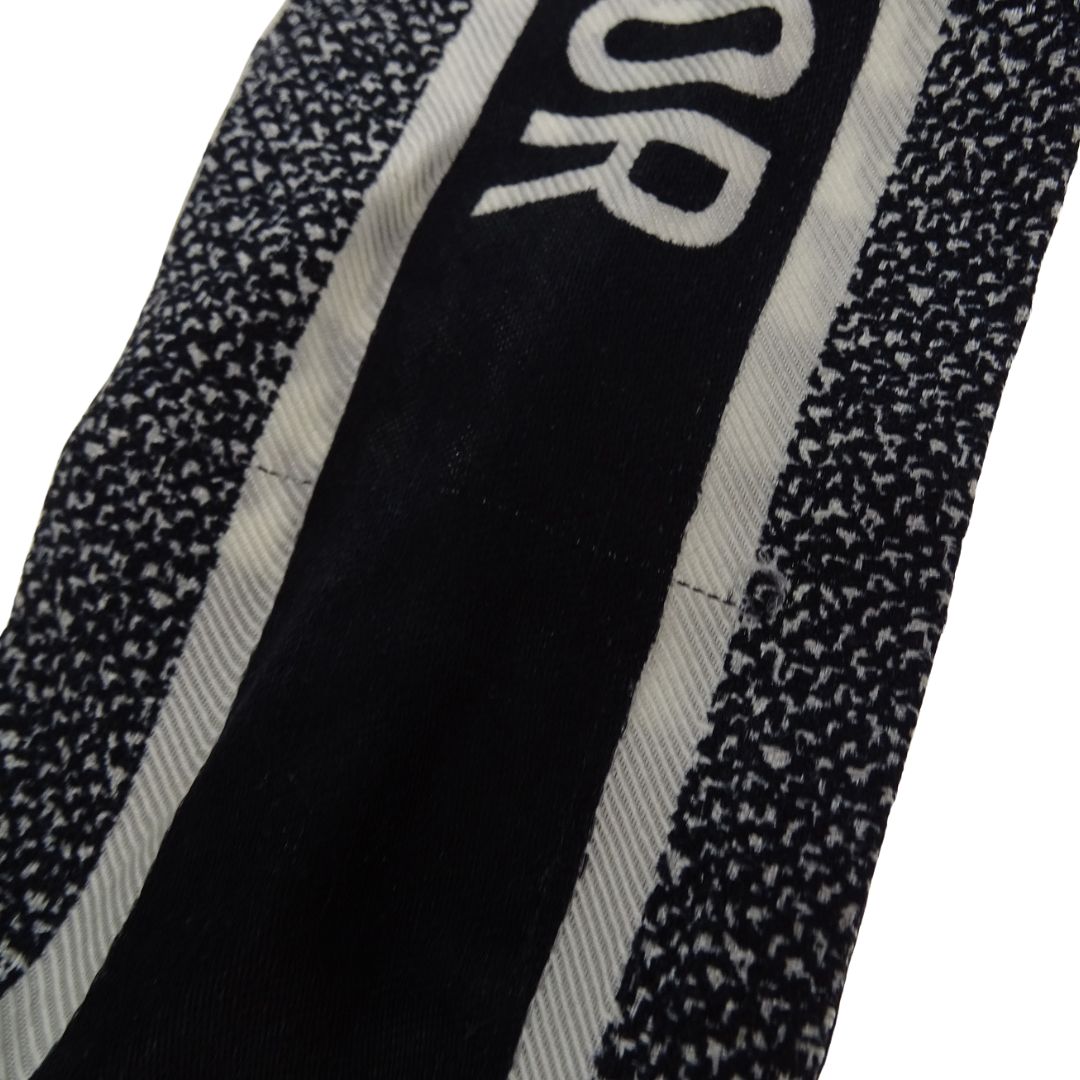 Dior Twilly Logo and Houndstooth 100% Silk
