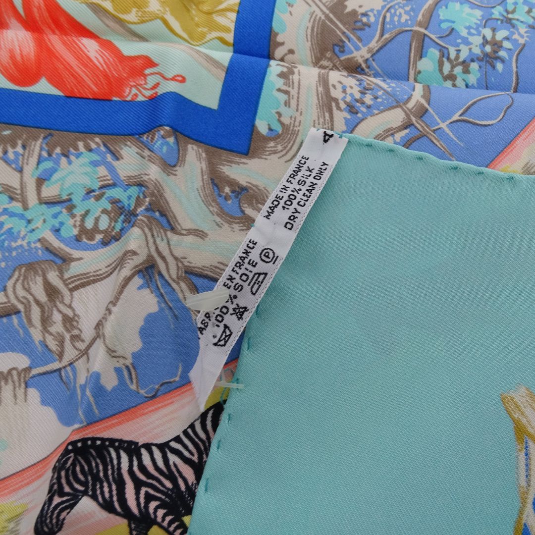 Hermes Tropiques Scarf 90 100% Silk