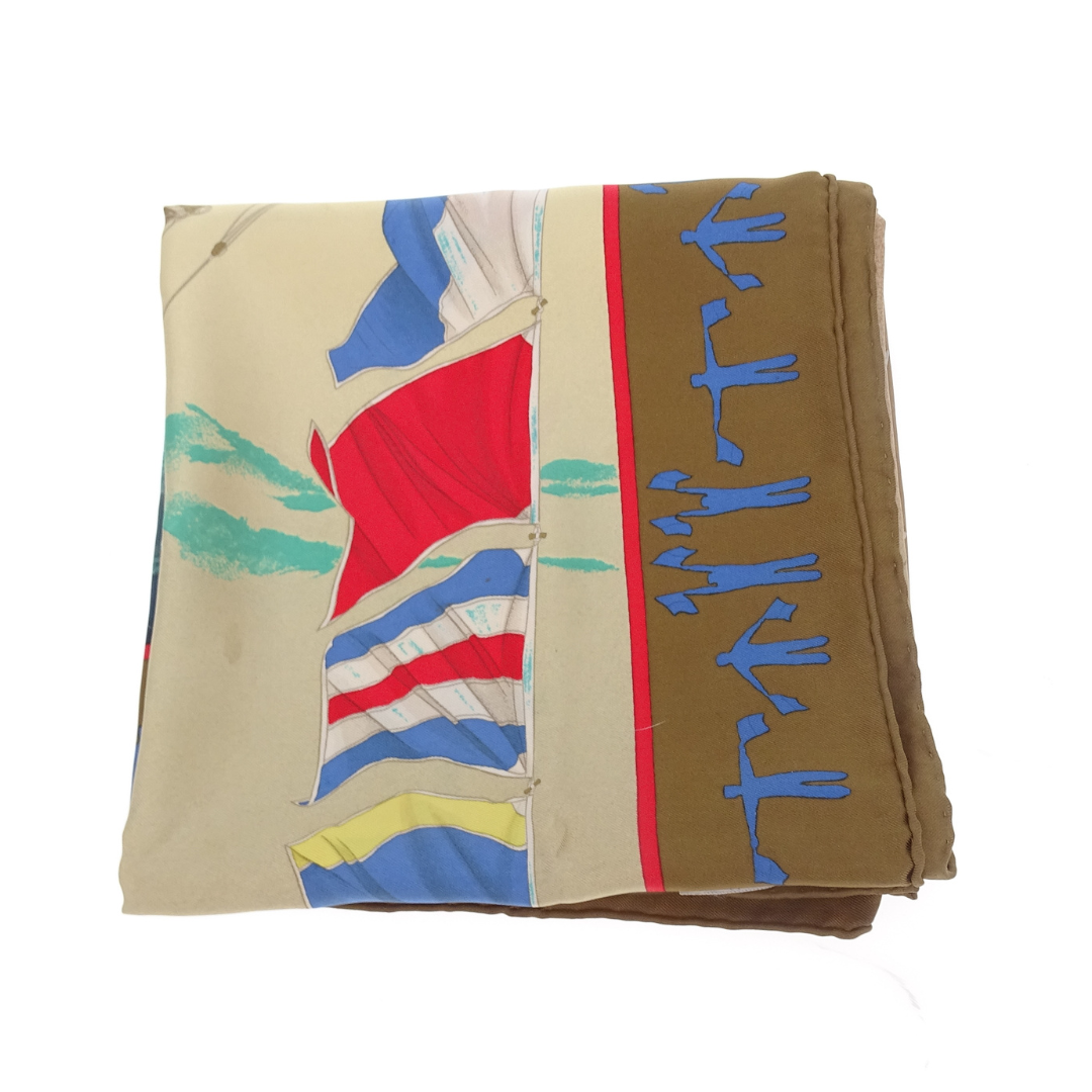 Hermes En Course Scarf 100% Silk 90x90