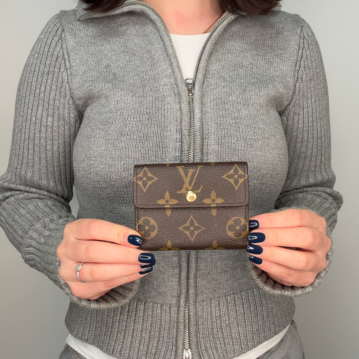 Louis Vuitton Folded Card Wallet Vintage Monogram CT1013 - 2003