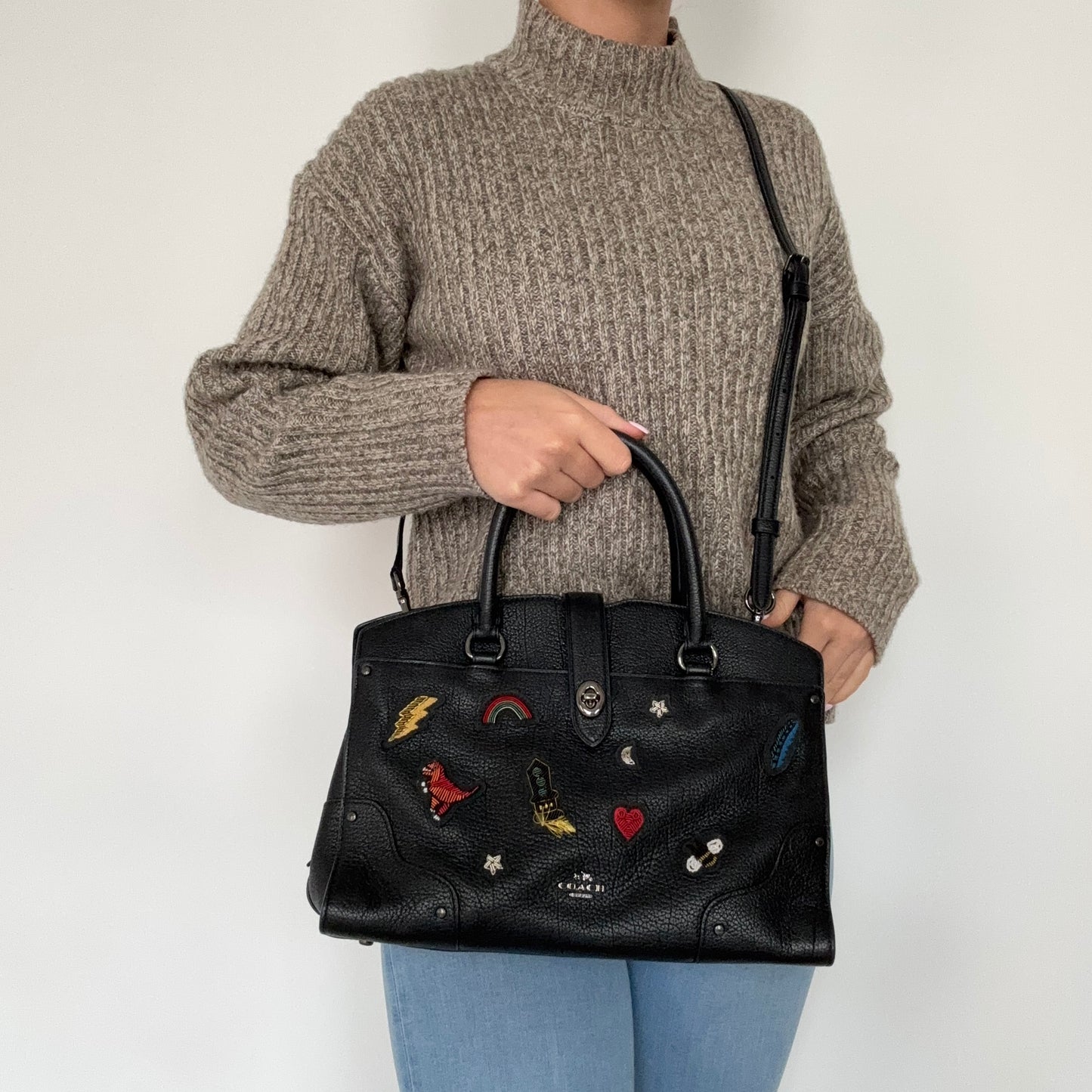Coach Upcrafted Mercer Satchel 30 Black