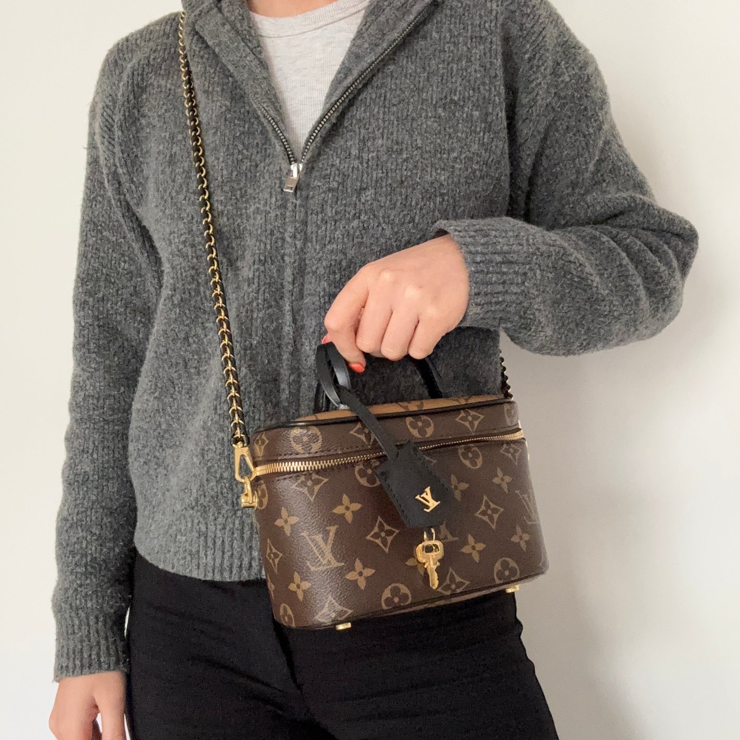 Louis Vuitton Vanity PM Monogram Reverse NFID