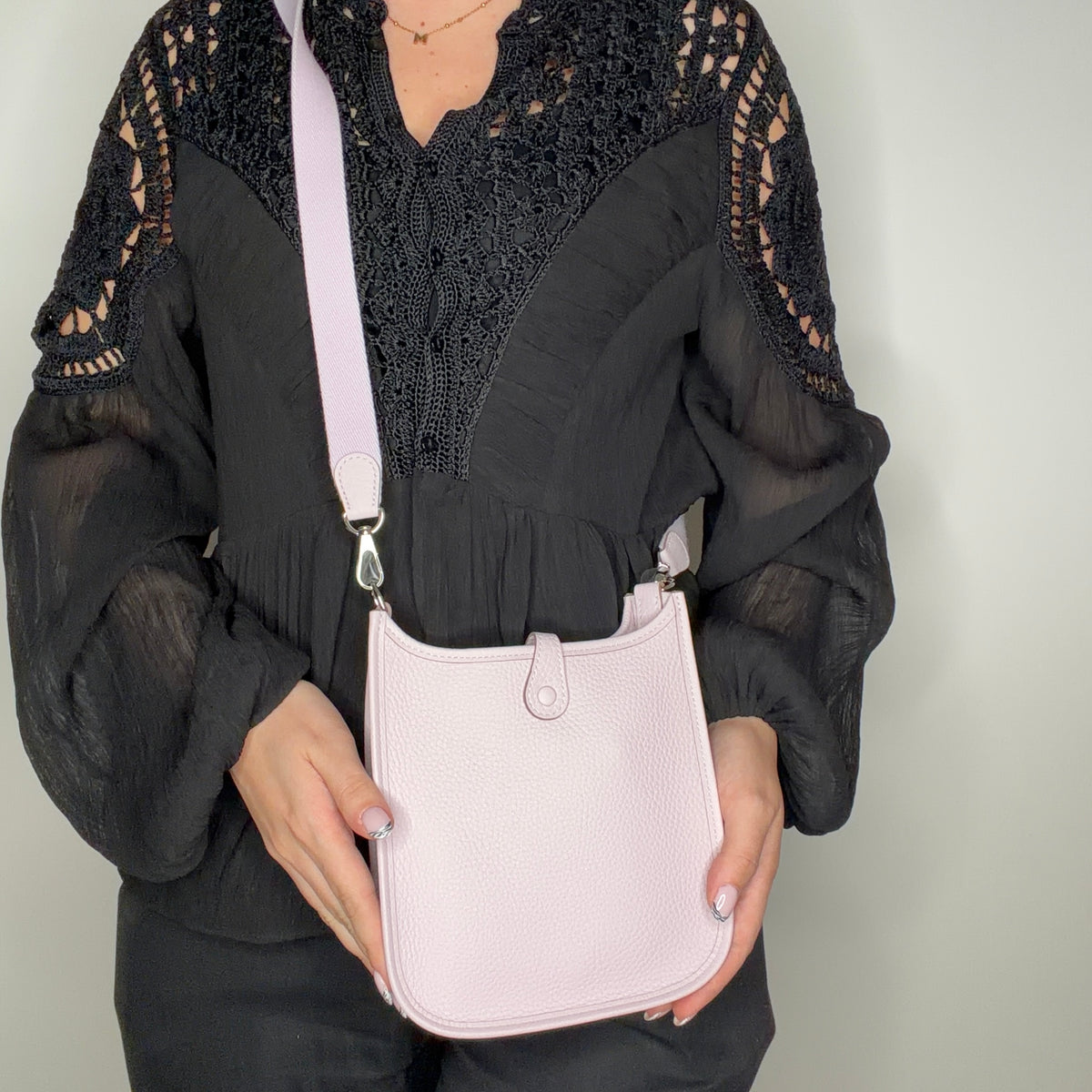 Hermes Evelyne TPM Mauve Pale Clemence 2024
