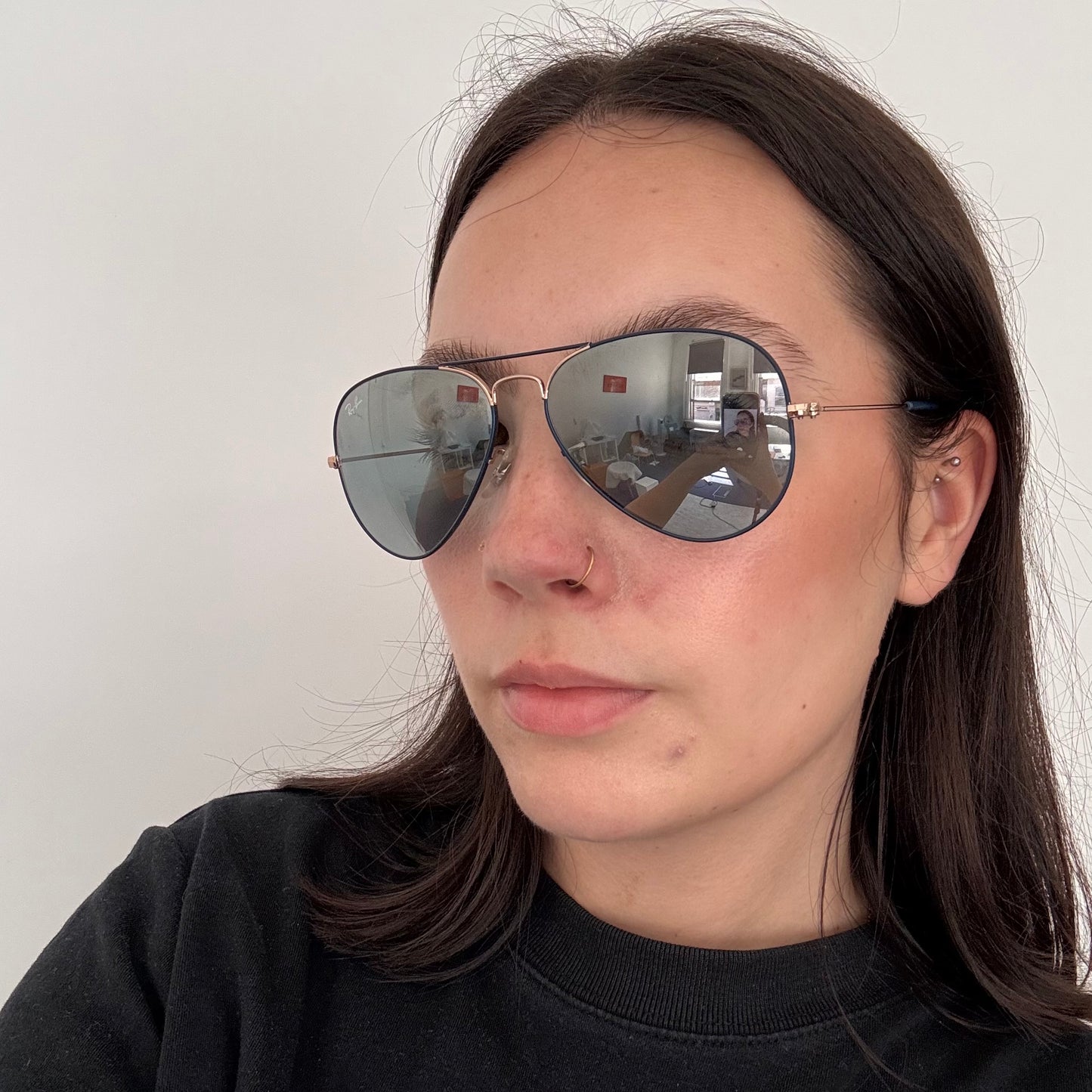 Ray-Ban Aviators Blue Lens RB3025