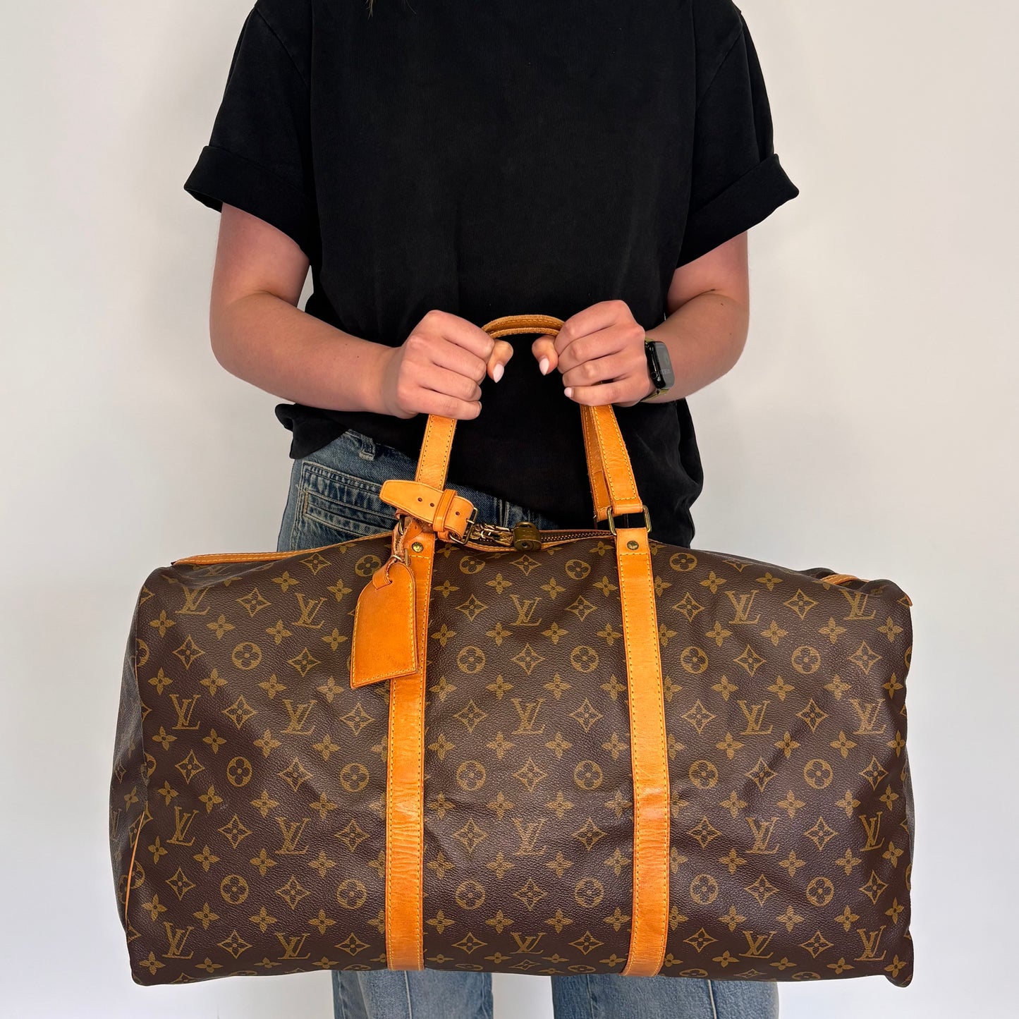 Louis Vuitton Sac Souple 55 Monogram Vintage