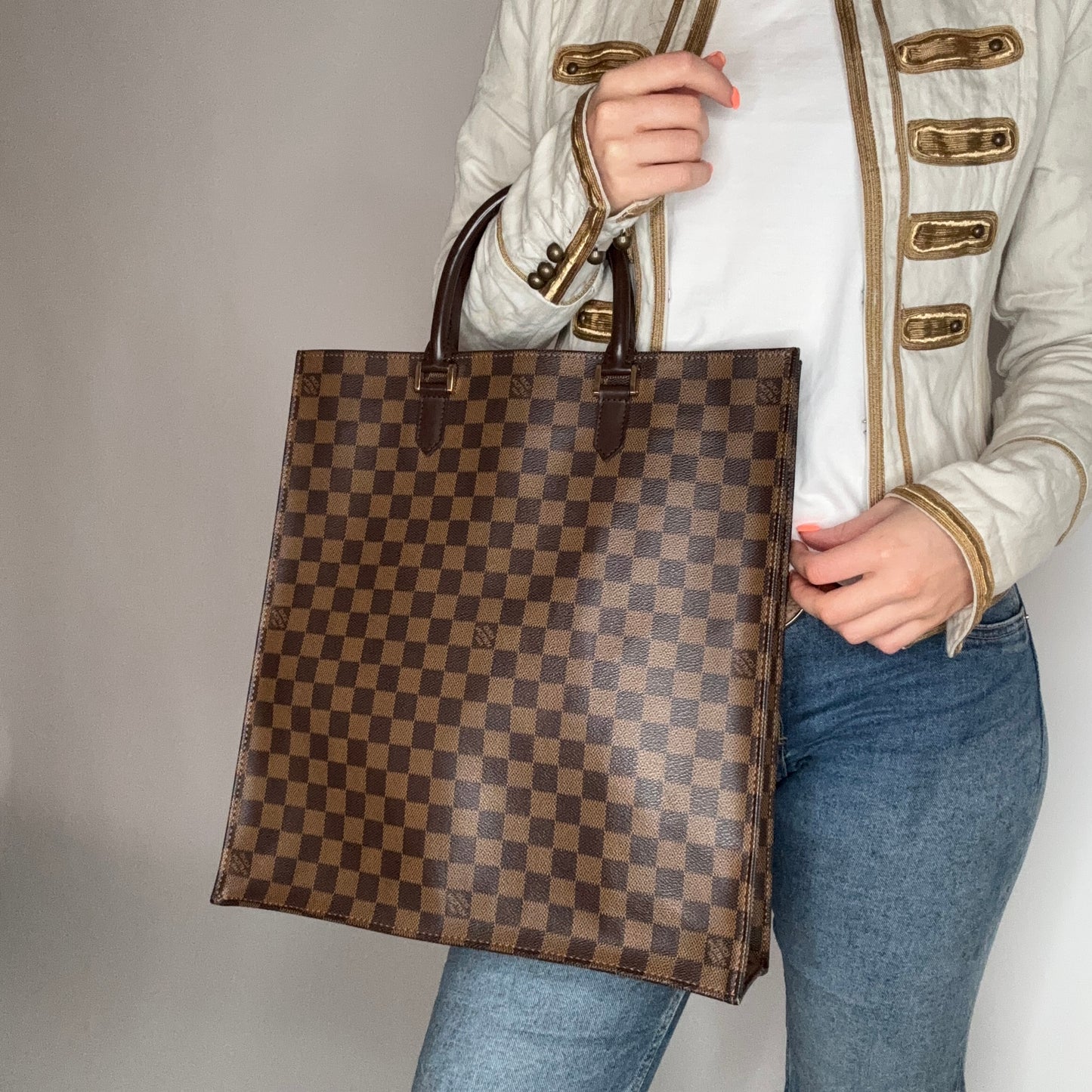 Louis Vuitton Sac Plat Damier Ebene Vintage
