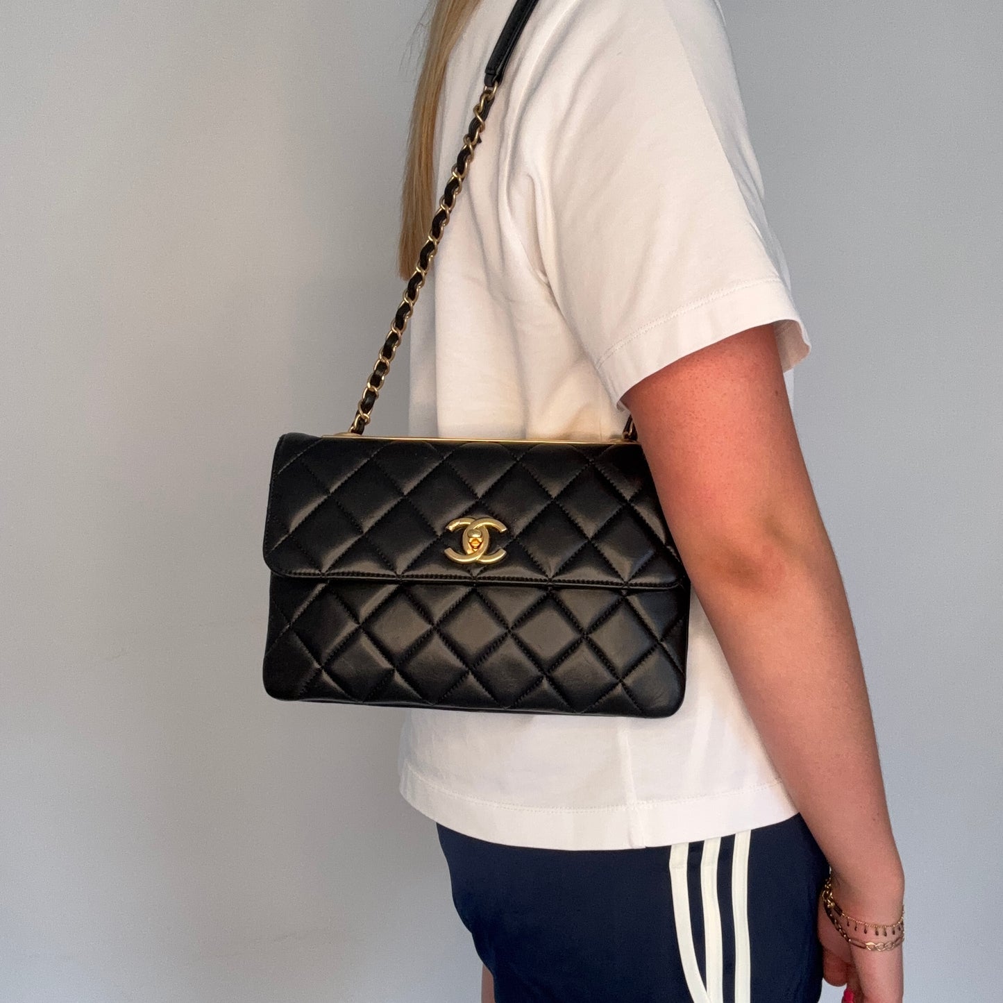 Chanel Trendy Flap Shoulder Bag Black GHW 2015/16