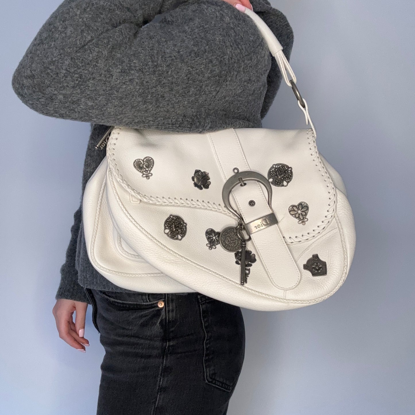 Dior Gaucho Alpine Limited Ed. White with Charms 2006