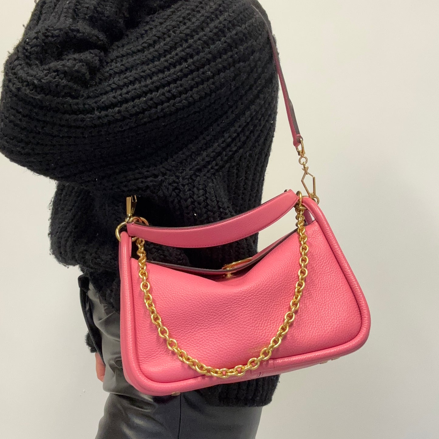 Mulberry Leighton Small Pink Shoulder Bag