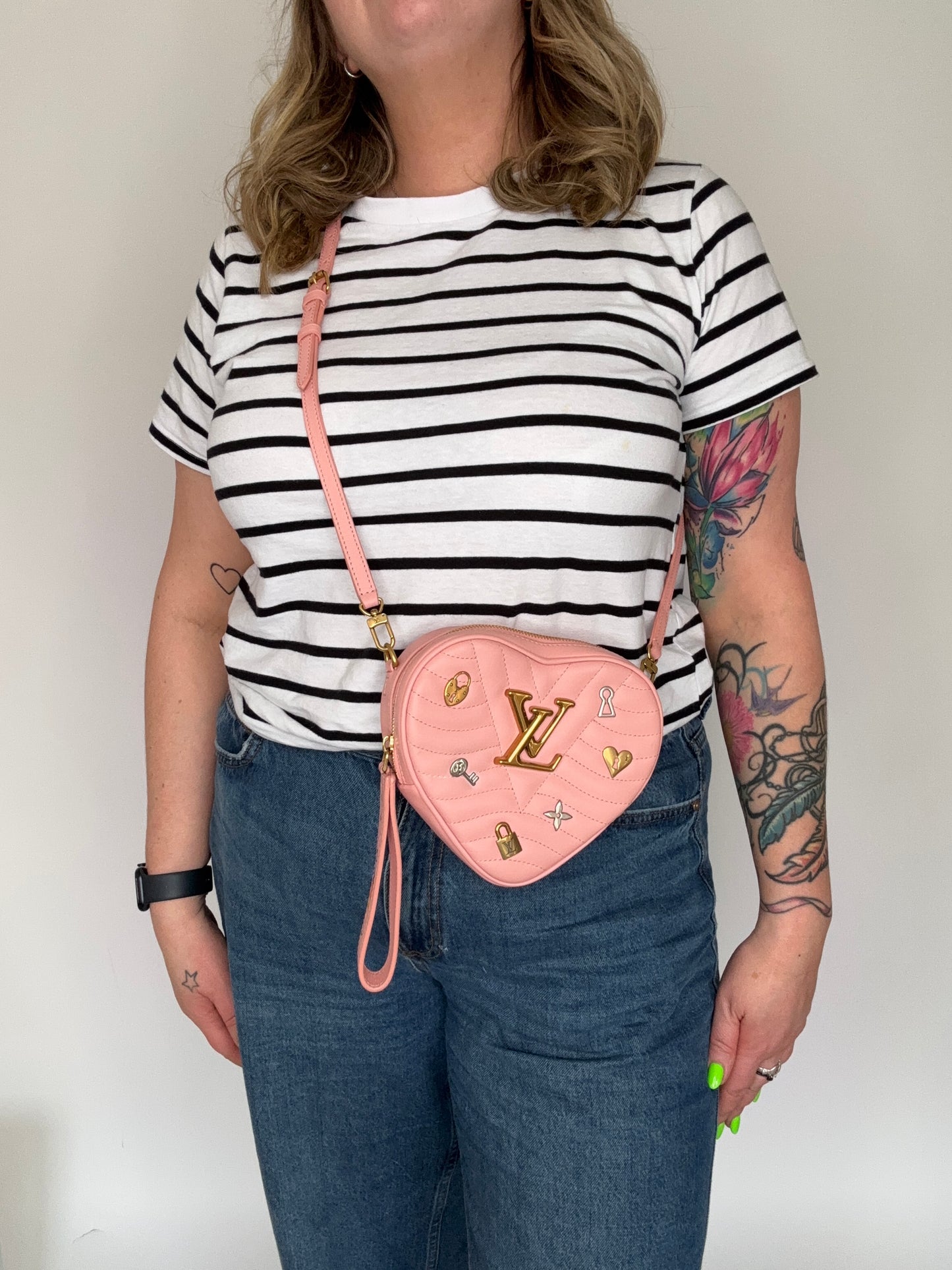 Louis Vuitton New Wave Love Lock Bag Baby Pink NZ0149 - 2019
