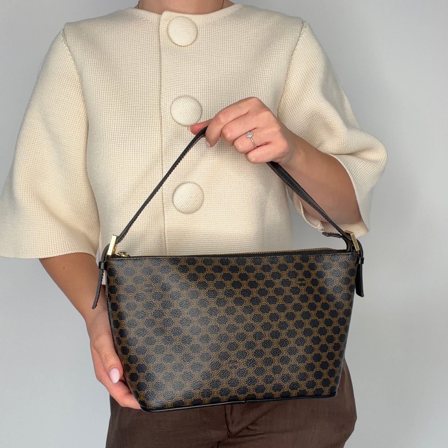 Celine Macadam Vintage Shoulder Bag