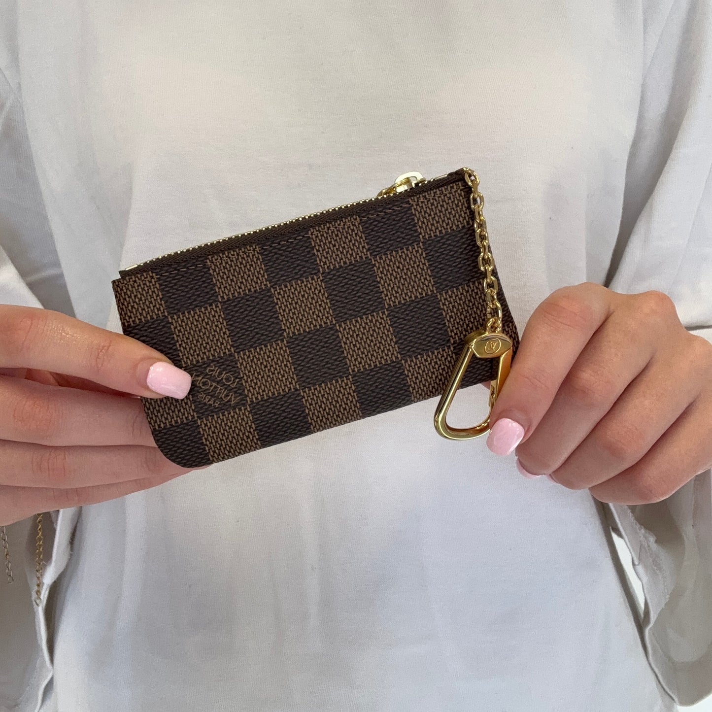 Louis Vuitton Cles Pouch Damier Ebene CT2149
