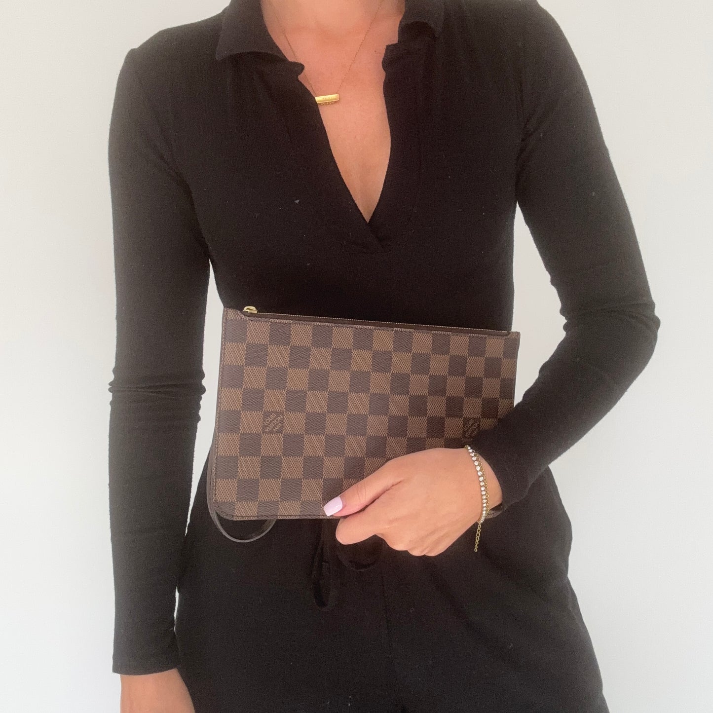 Louis Vuitton Neverfull Pochette Damier Ebene AR5200 - 2020