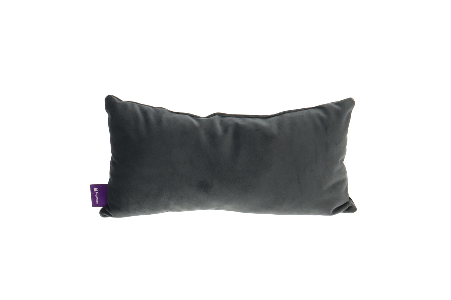 Bag Pillow Grey Velvet Combined Medium