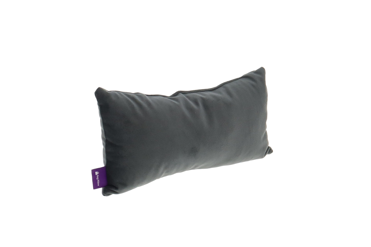 Bag Pillow Grey Velvet Combined Medium