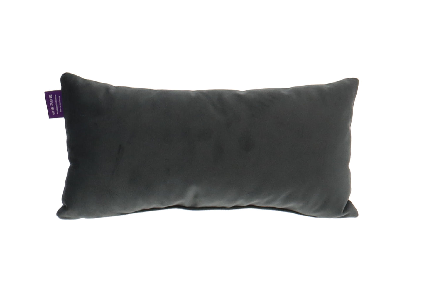 Bag Pillow Grey Velvet Combined Medium