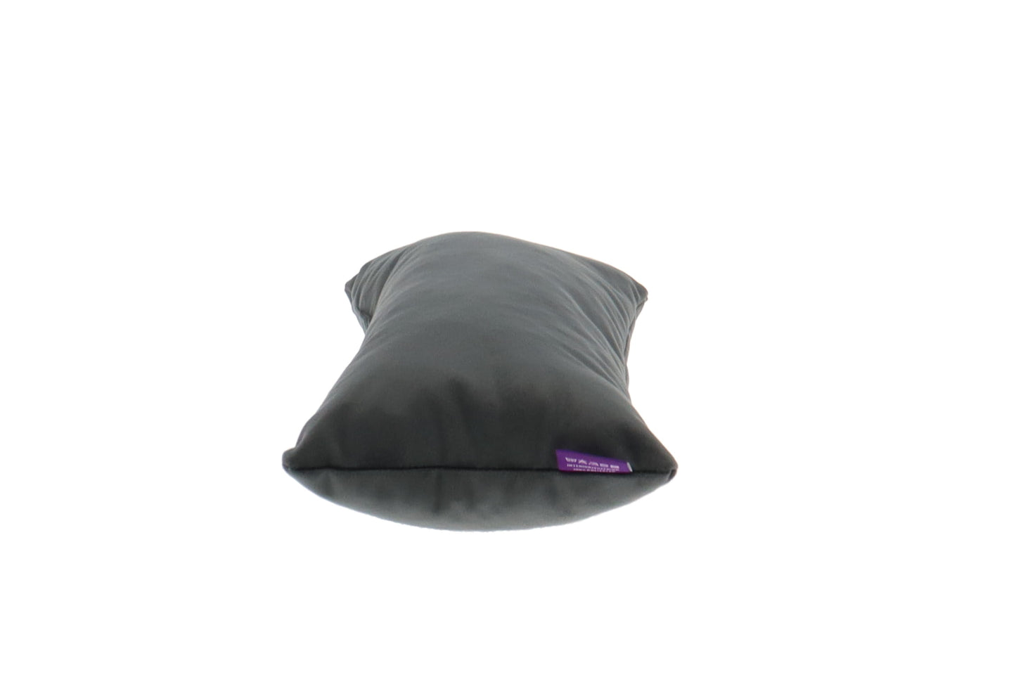 Bag Pillow Grey Velvet Combined Medium