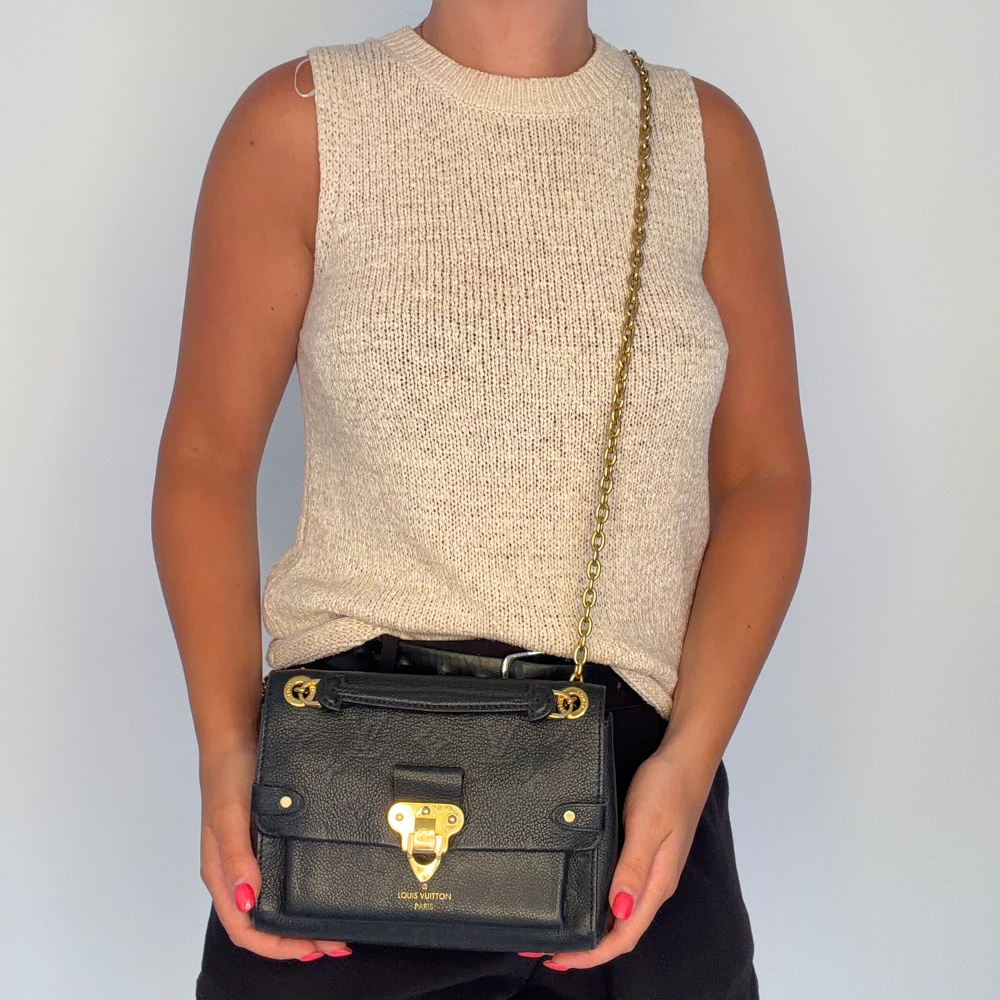 Louis Vuitton Vavin BB Black Empreinte (NFID)
