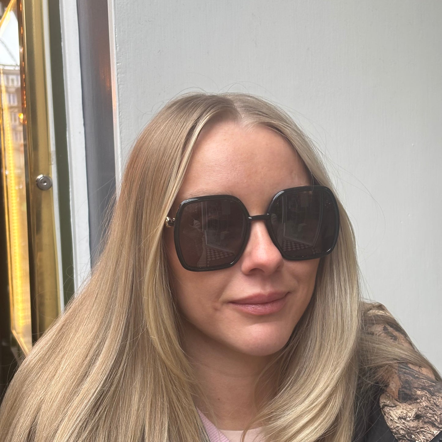 Gucci GG0890S Horsebit Sqaure Lens Sunglasses