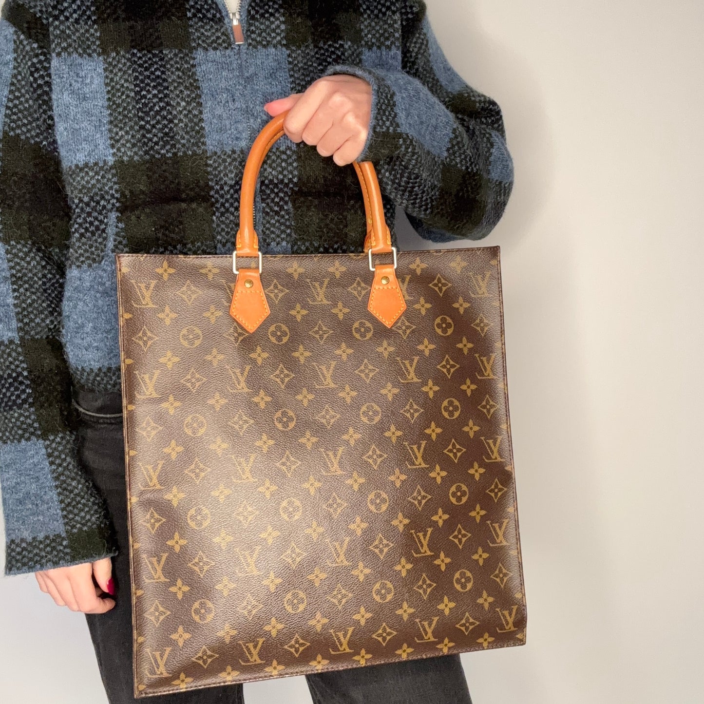 Louis Vuitton Monogram Sac Plat MI0012