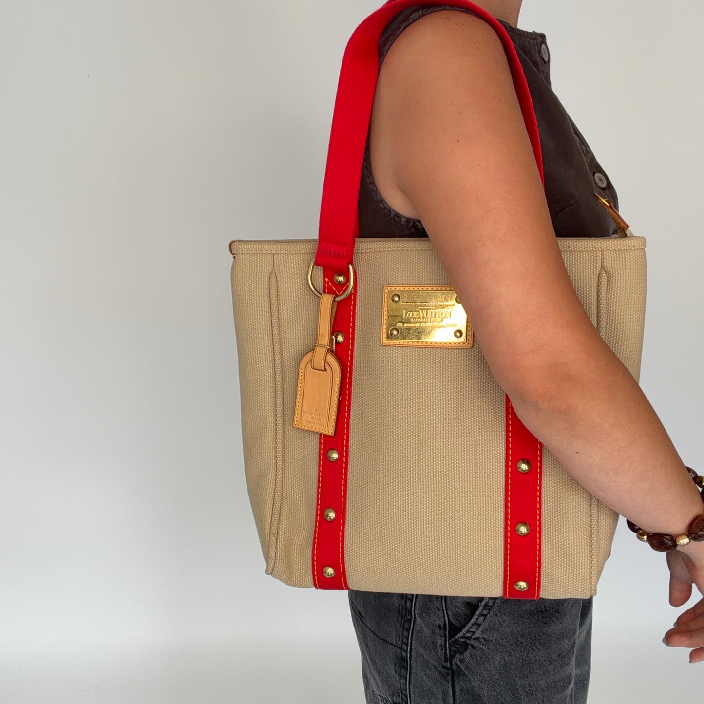 Louis Vuitton Antigua Cabas MM Sp0045 - 2005