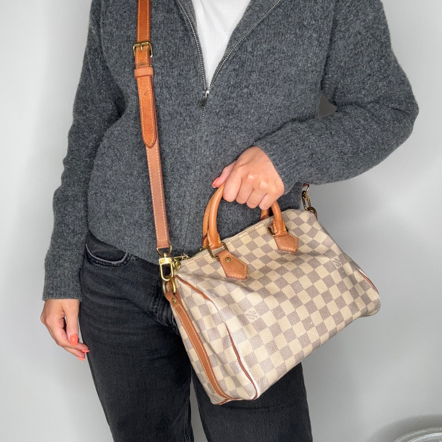 Louis Vuitton Speedy Bandouliere 25 Damier Azur CT0220 - 2020