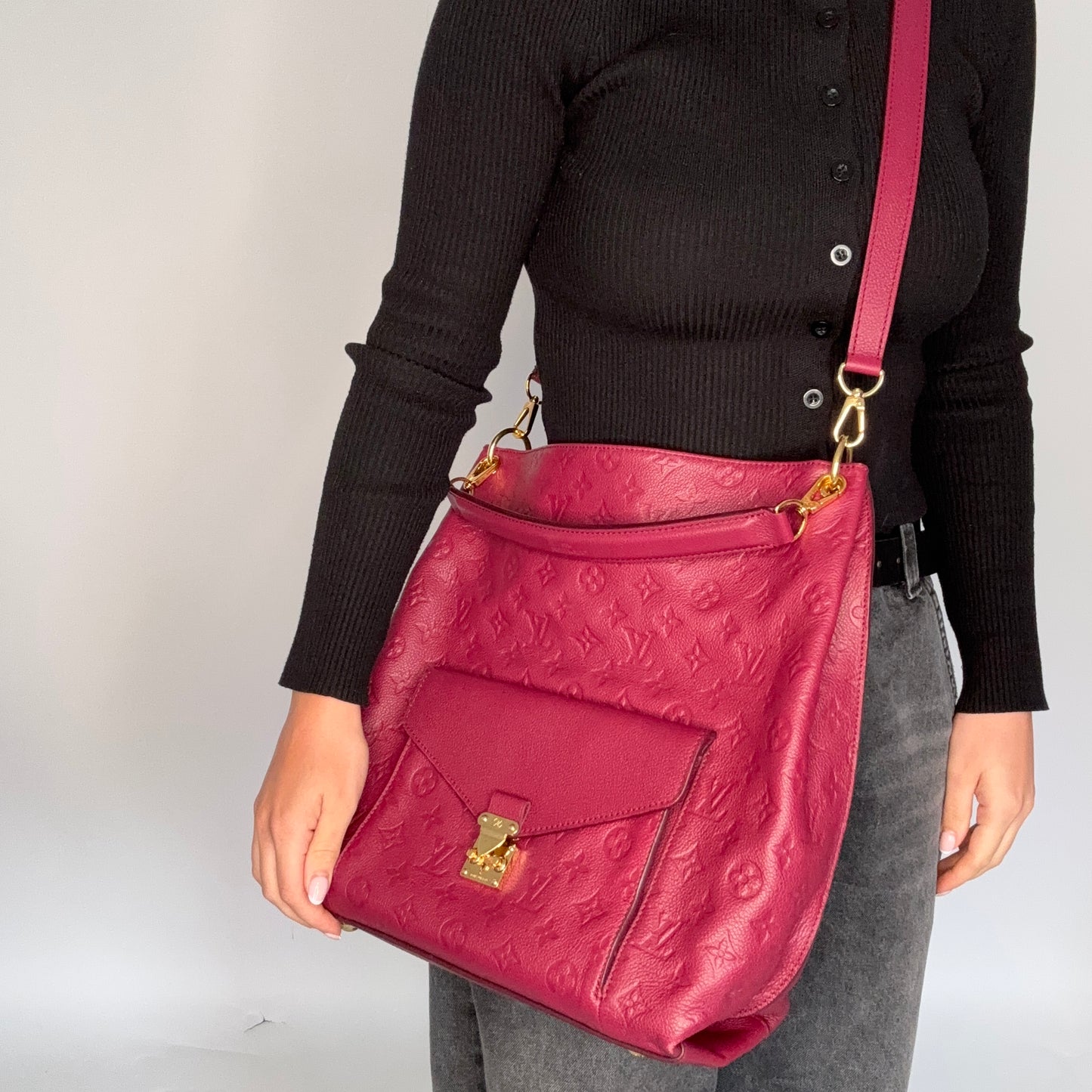 Louis Vuitton Metis Hobo Raspberry Empreinte CA4172 - 2012