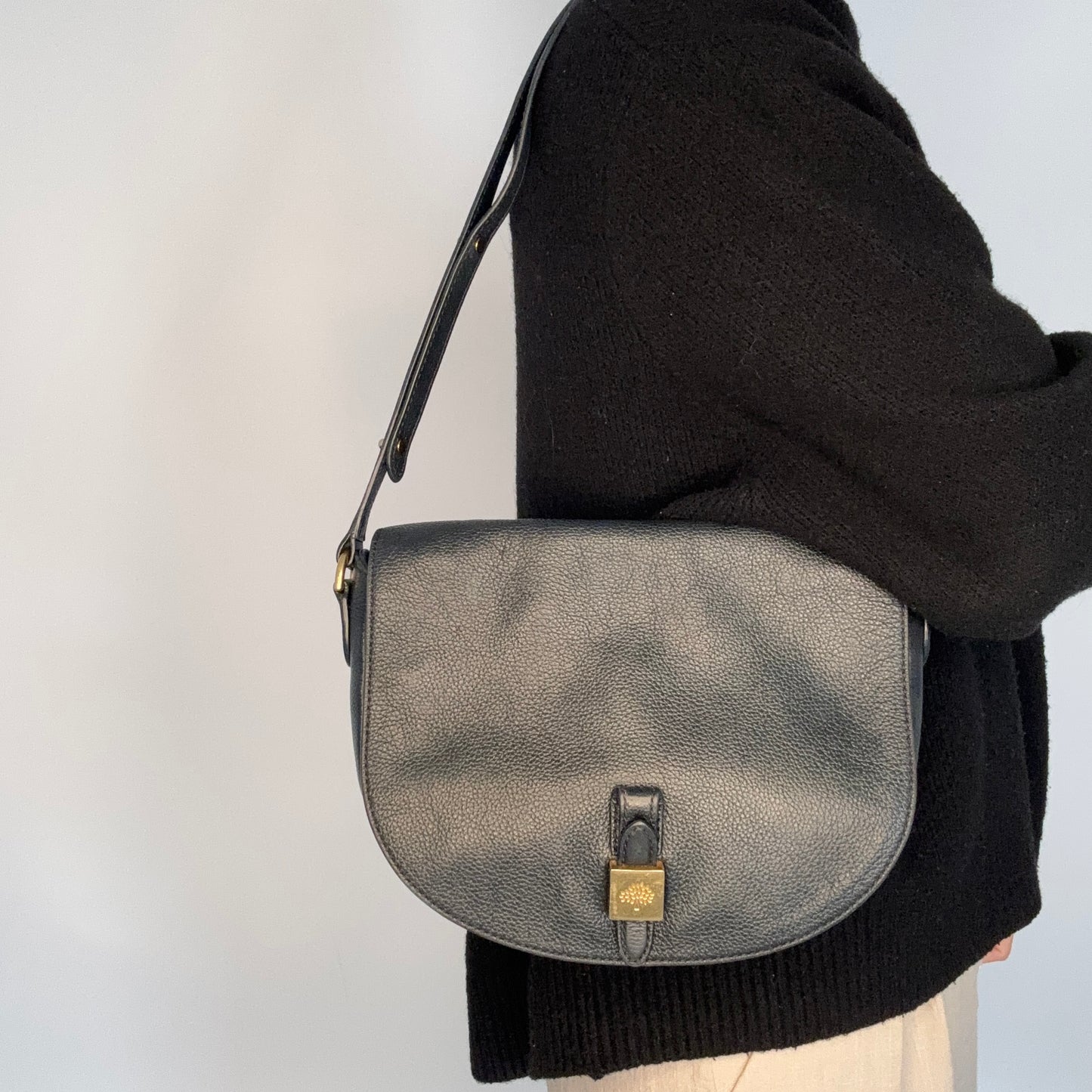 Mulberry Tessie Black Leather GHW
