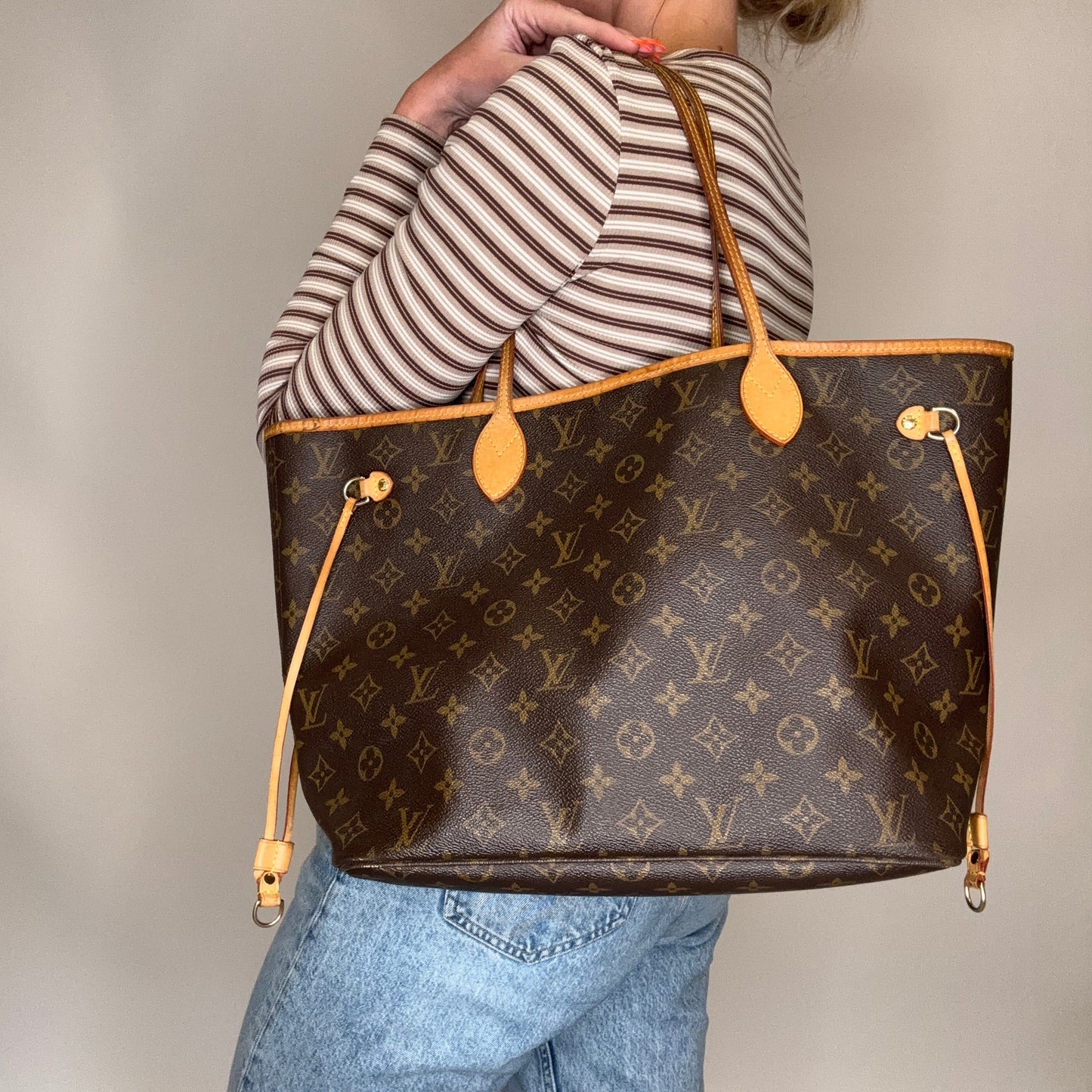 Louis Vuitton Neverfull MM Monogram SD3009 (No Pochette) 2