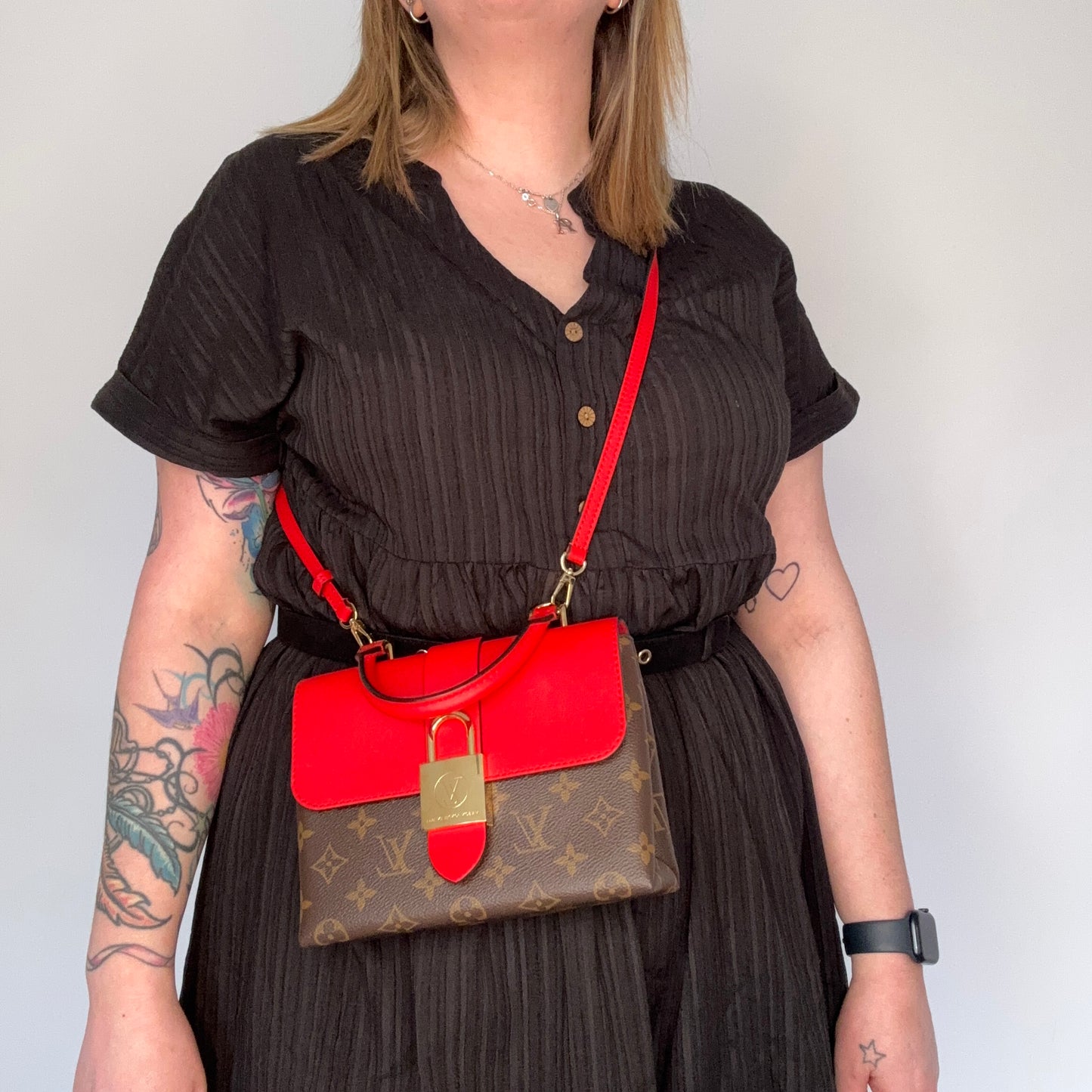 Louis Vuitton Locky BB Monogram & Coquelicot (NFID)