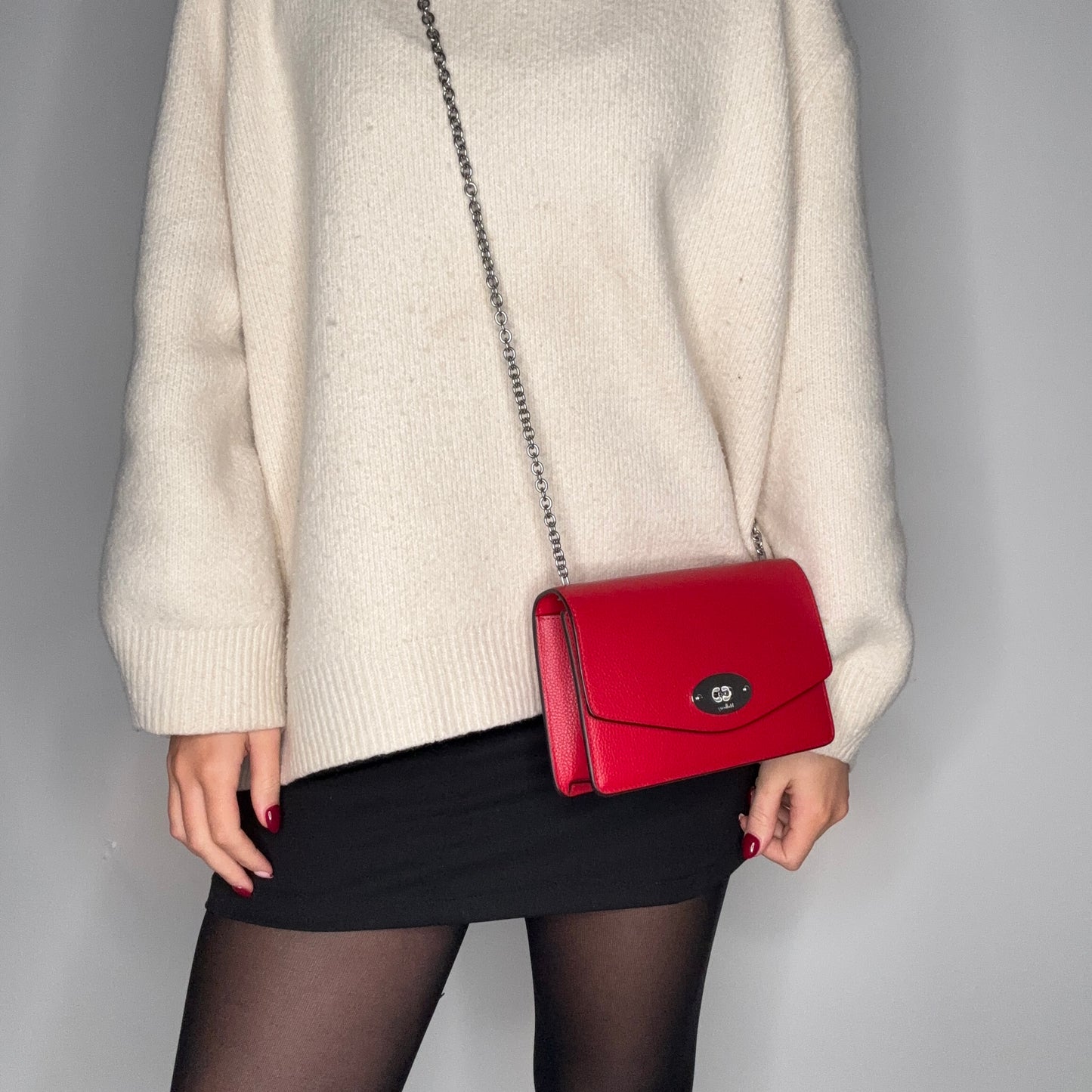 Mulberry Darley Small Lancaster Red